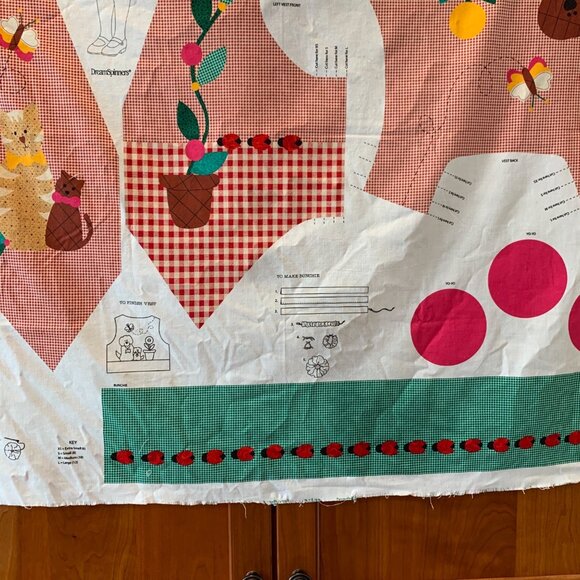 Dreamspinners Posies & Pets Child’s Vest VIP Cranston Cut and Sew XS - L - Picture 7 of 12